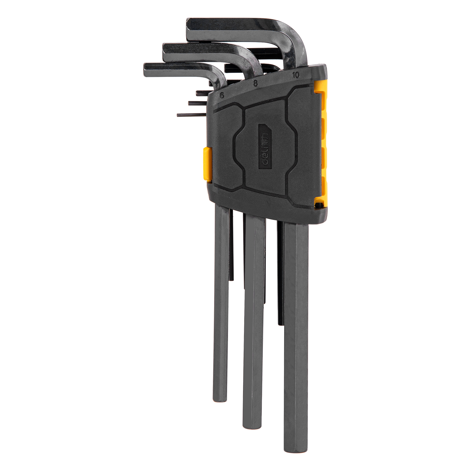 9pcs Long Flat End Hex Key Set dengan Black Finishset