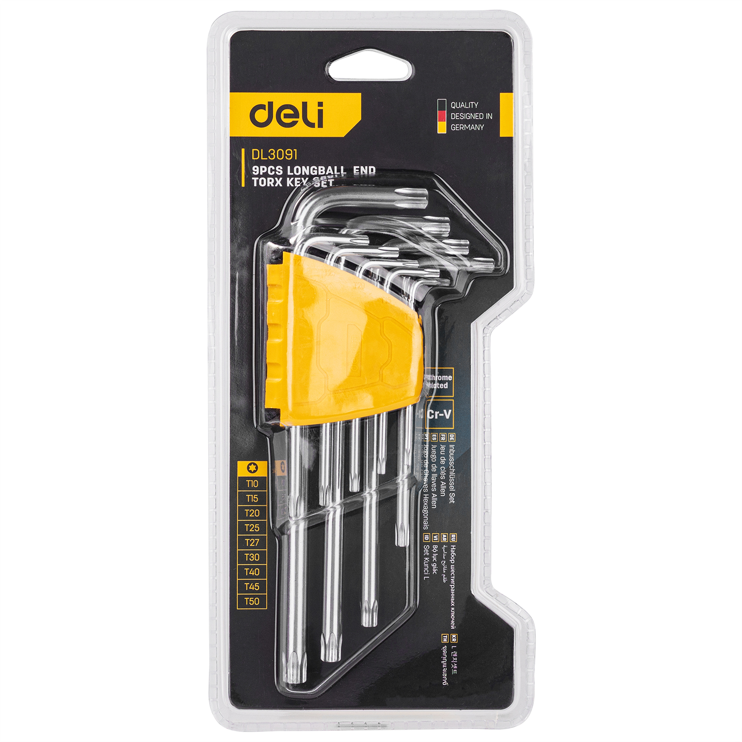 Kunci Hex Hex Extra-Long Long 9pcs